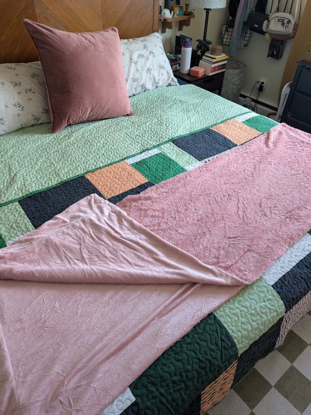 Pink Minky Blanket